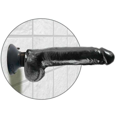 Dildo Vibrante Realistico King Cock con Ventosa e Vibrazione Potente
